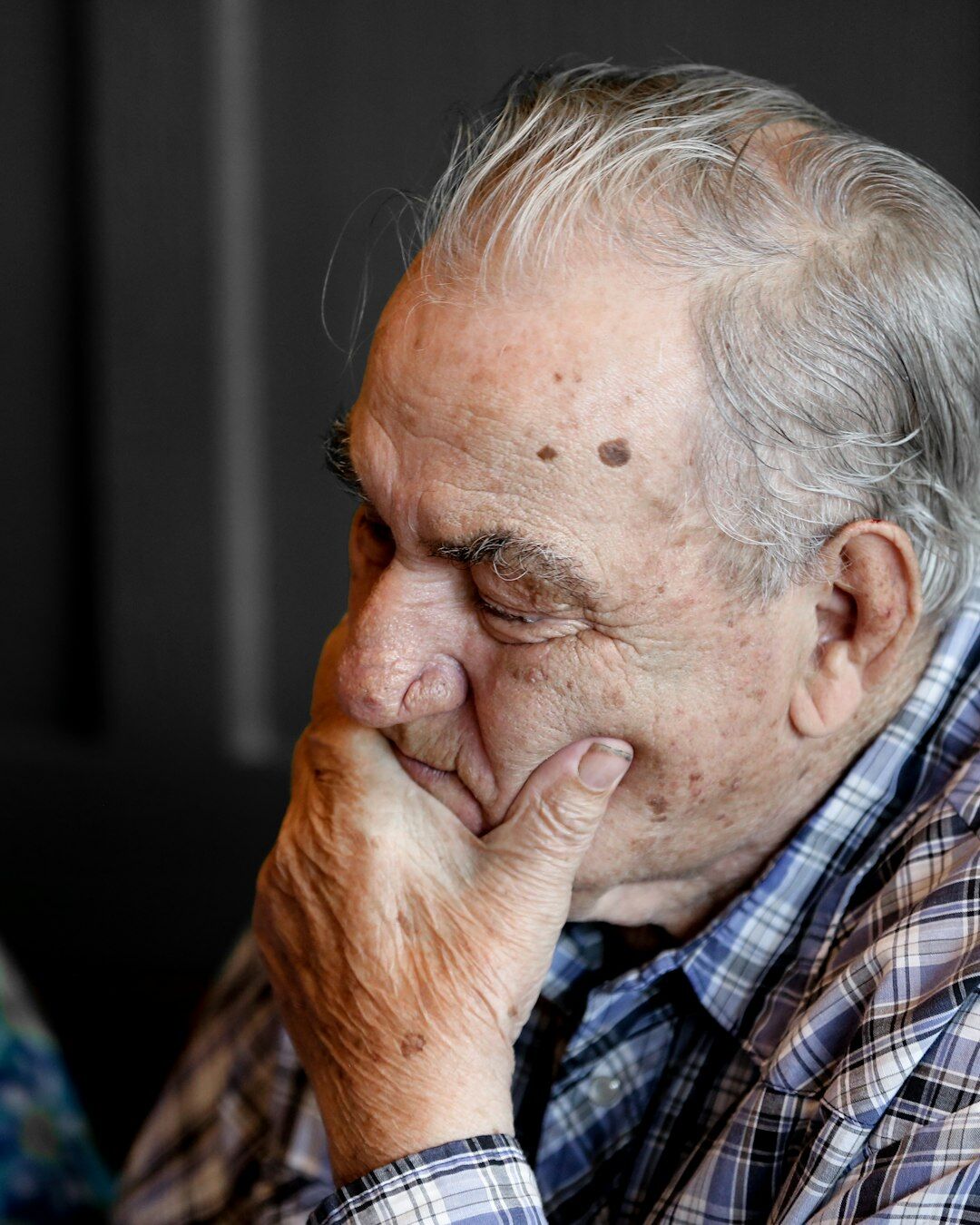 elderly person storytelling