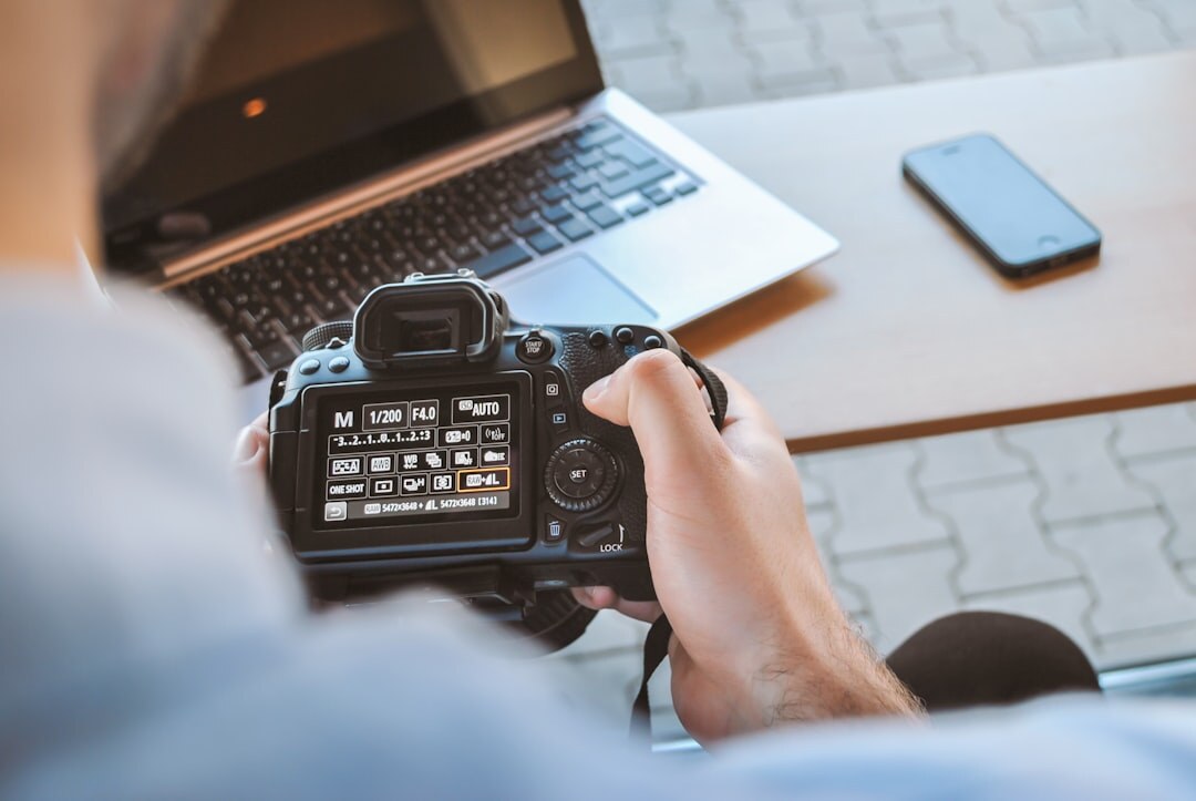photographer with camera